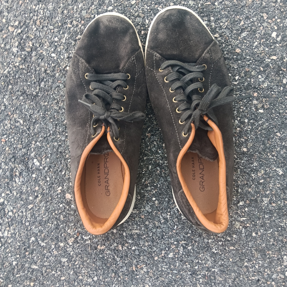 Cole Haan Black Suede Sneakers